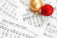 Music Notes With Christmas Carol Wall Mural