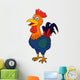 Rooster Cartoon Wall Decal