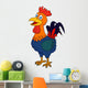 Rooster Cartoon Wall Decal