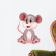 Cute Mouse Cartoon Wall Decal