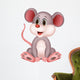 Cute mouse cartoon Wall Decal