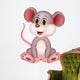 Cute mouse cartoon Wall Decal