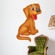 Cute dog cartoon Wall Decal