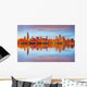City Chicago Skyline Usa Sunset Wall Decal