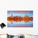 City Chicago Skyline Usa Sunset Wall Decal