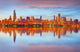 City Chicago Skyline Usa Sunset Wall Decal