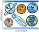 Planets and Orbs Cartoon