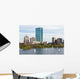 Boston and the Charles river in the spring Wall Mural