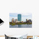 Boston and the Charles river in the spring Wall Mural