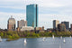 Boston and the Charles river in the spring Wall Mural