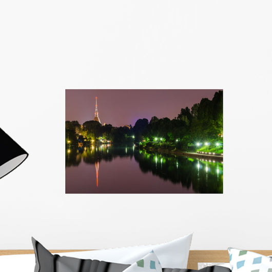 Turin Night Panorama with