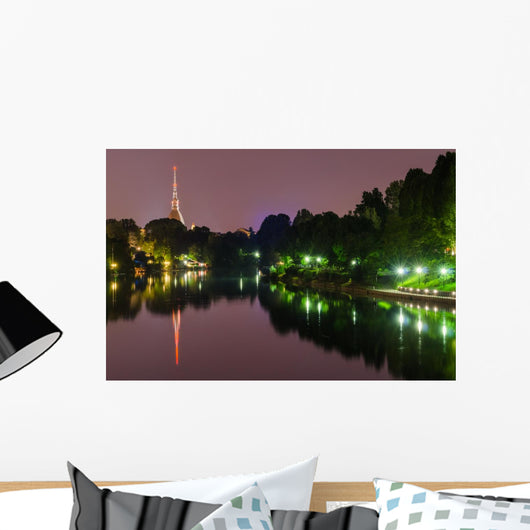 Turin Night Panorama with