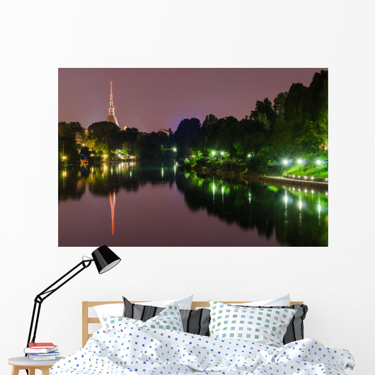 Turin Night Panorama with