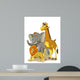Cartoon Safari Illustration for Wall Mural