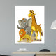 Cartoon Safari Illustration for Wall Mural