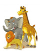 Cartoon Safari Illustration for Wall Mural