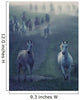 Wild Horses Running through
