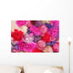 Bridal decorations in different shades of pink and purple Wall Mural