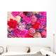 Bridal decorations in different shades of pink and purple Wall Mural