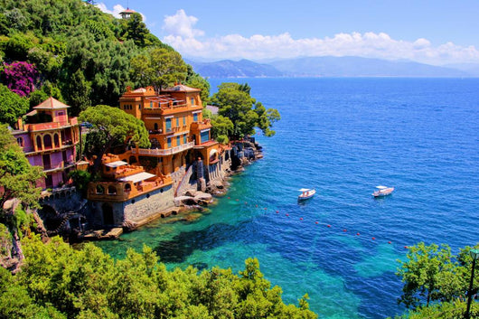Luxury Homes along Italian