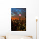 New York City Midtown Skyline at Dark Wall Mural