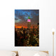 New York City Midtown Skyline at Dark Wall Mural