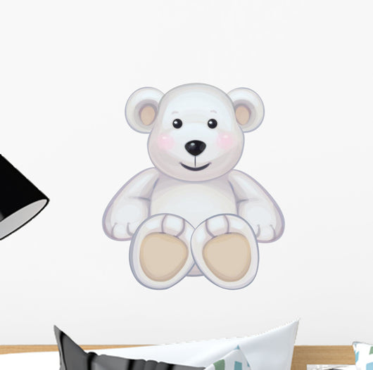 Vector Polar Bear. Wall Decal