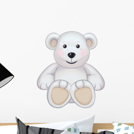 Vector Polar Bear. Wall Decal