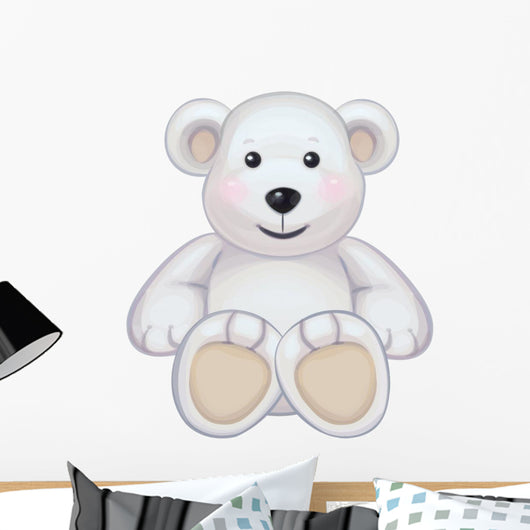 Vector Polar Bear. Wall Decal