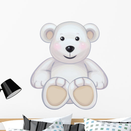 Vector Polar Bear. Wall Decal
