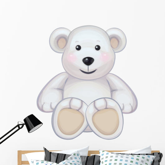 Vector Polar Bear. Wall Decal
