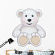 Vector Polar Bear. Wall Decal