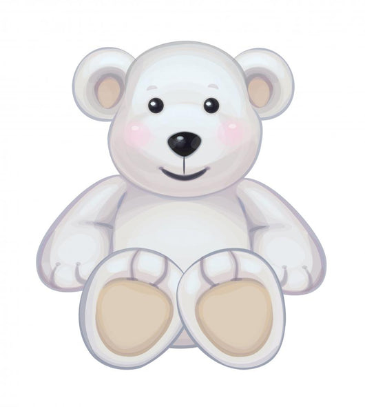 Vector Polar Bear. Wall Decal