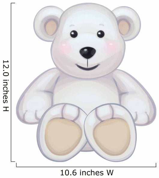 Vector Polar Bear. Wall Decal