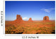 Beautiful view of Monument Valley in Utah/Arizona Wall Mural