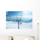 Ski Lift Chairs Bright Wall Mural