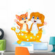 Cute Cat and Dog
