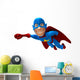 Flying Superheros Wall Decal