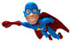 Flying Superheros Wall Decal