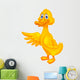 Cute duck cartoon waving Wall Decal