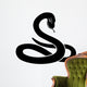 Black snake. Wall Decal