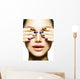Manicure and Make-up. Nail art. Beauty Woman With Colorful Nails Wall Mural