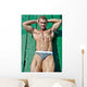 Handsome Young Bodybuilder Leaning