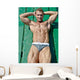 Handsome Young Bodybuilder Leaning