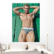 Handsome Young Bodybuilder Leaning
