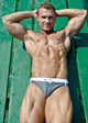 Handsome Young Bodybuilder Leaning