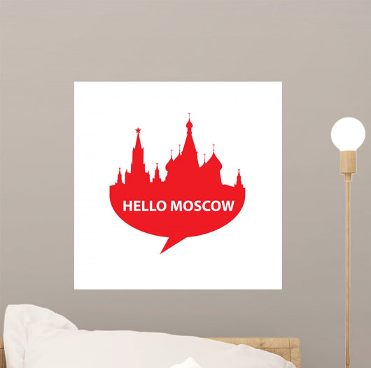 hello-moscow Wall Decal