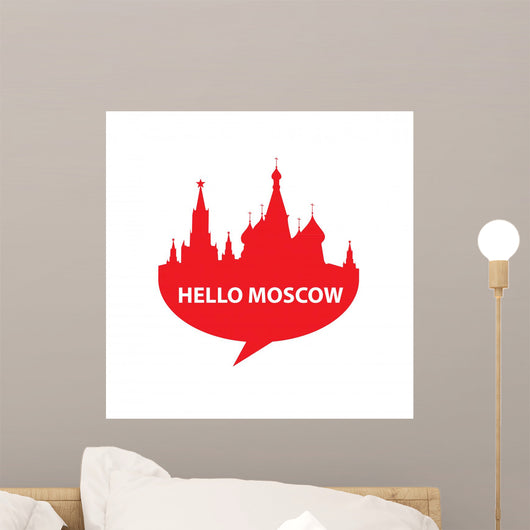 hello-moscow Wall Decal