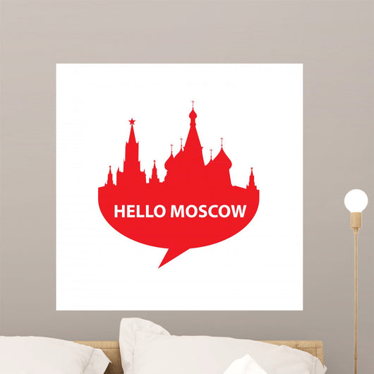 hello-moscow Wall Decal