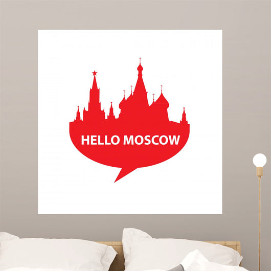 hello-moscow Wall Decal